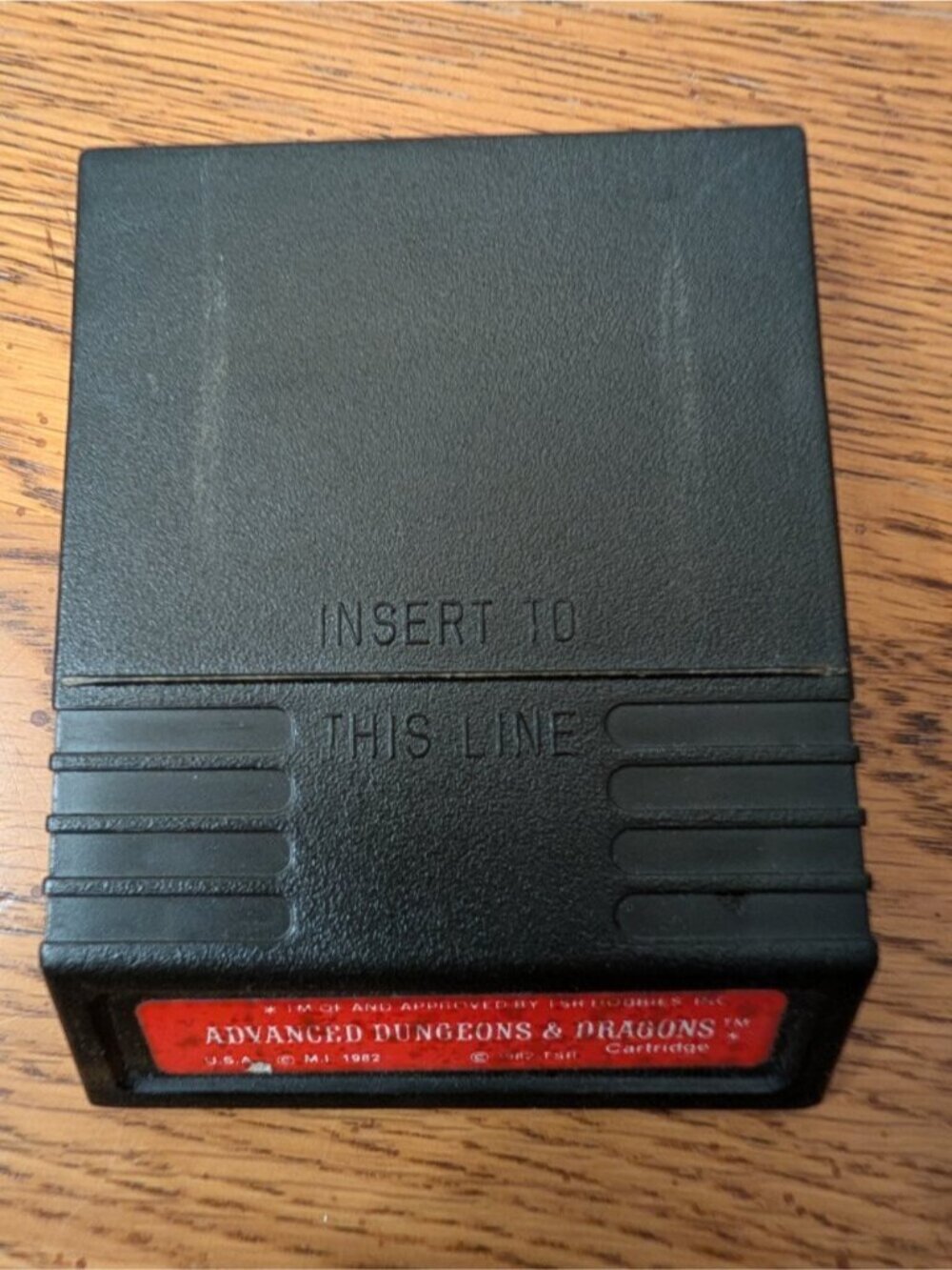 Vintage 1982 Intellivision Advanced Dungeons & Dragons AD&D + Original Overlay